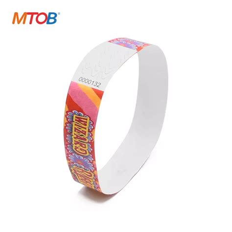 tyvek paper nfc wristbands|printable tyvek wristband.